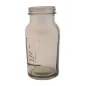 Słoik wysoki z pokrywką ze szkła recyklingowanego dymny 6,5x13,5 cm MIN 4